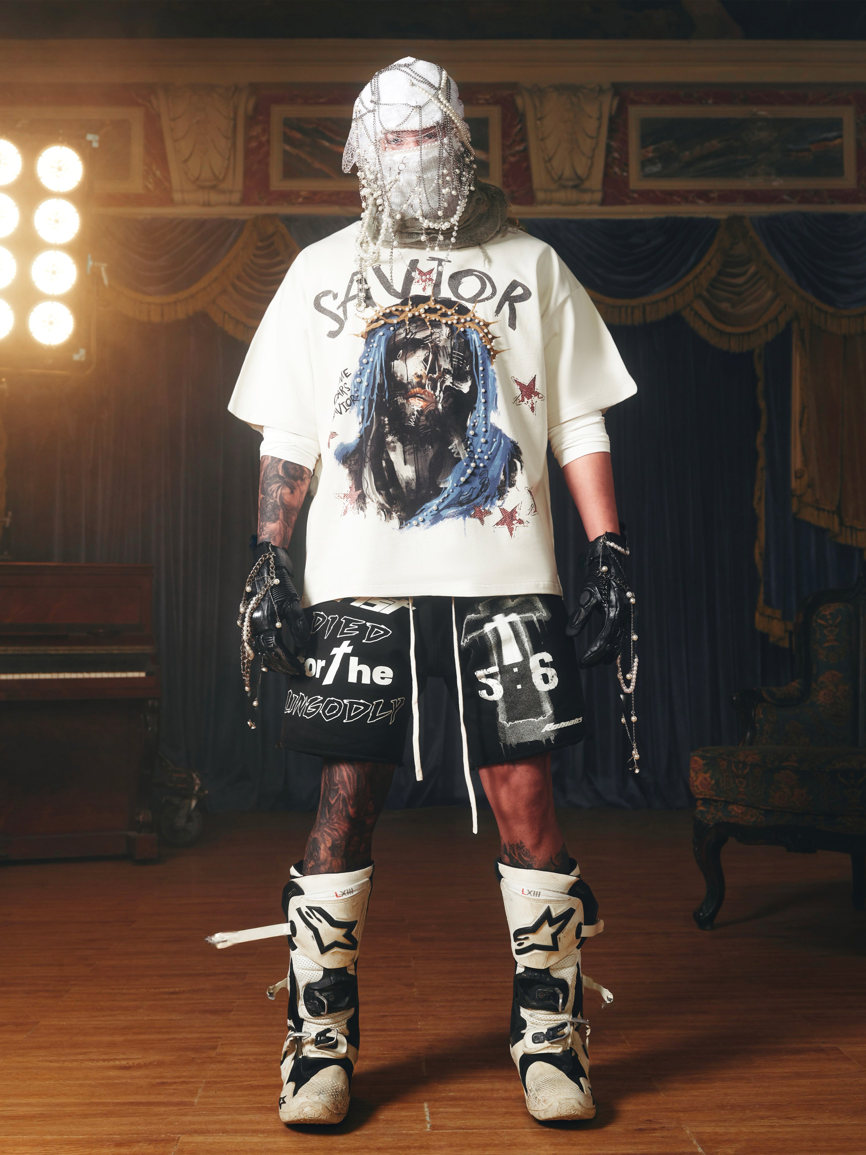 REDEMPTION NIGHT 3D PEARL BEAUTIFUL ILLUSTRATION TEES