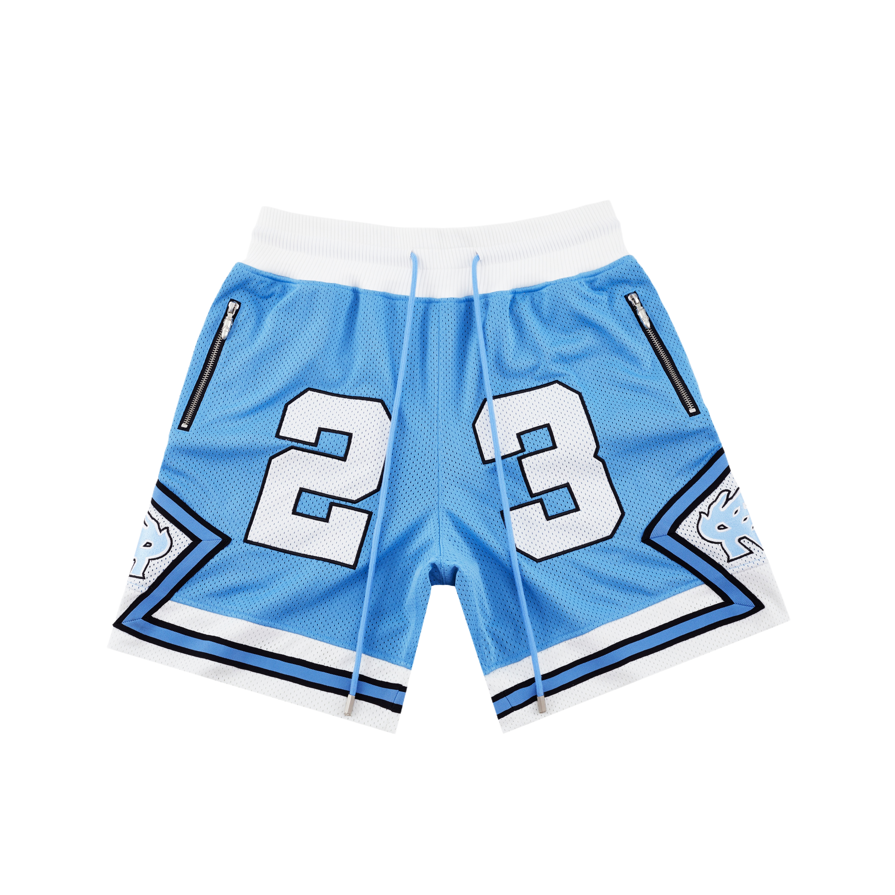 HELL BOXER 23 NORTH CAROLINA LEGEND MESH SHORTS BLUE