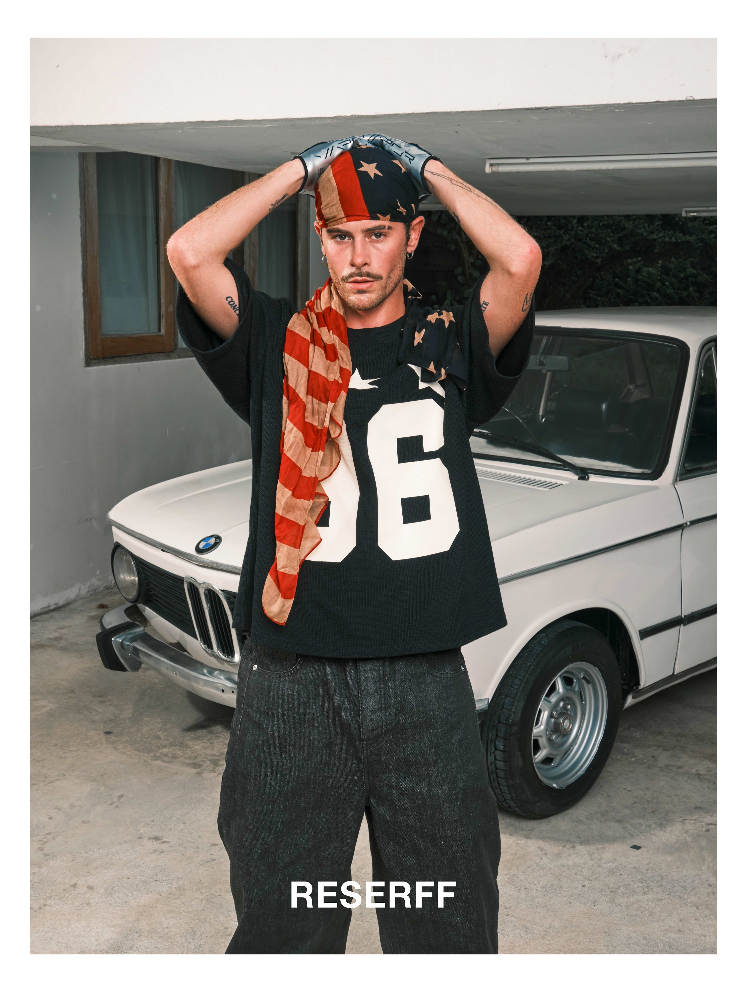 DANCER CLUB STREET STAR WAFFLE JERSEY SHORT SLEEVE
