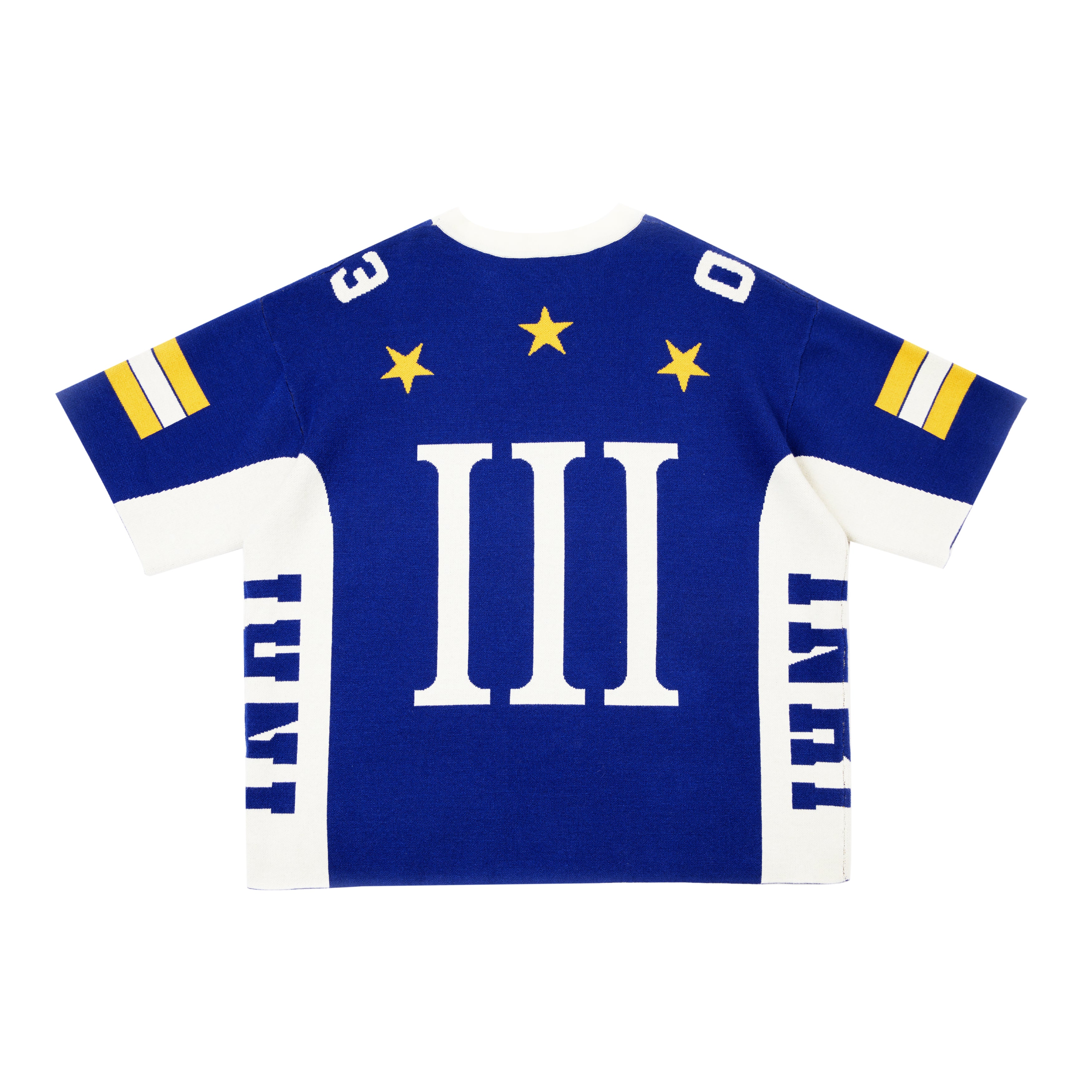 ROMAN STAR JACQUARD KNITTED JERSEY TEES