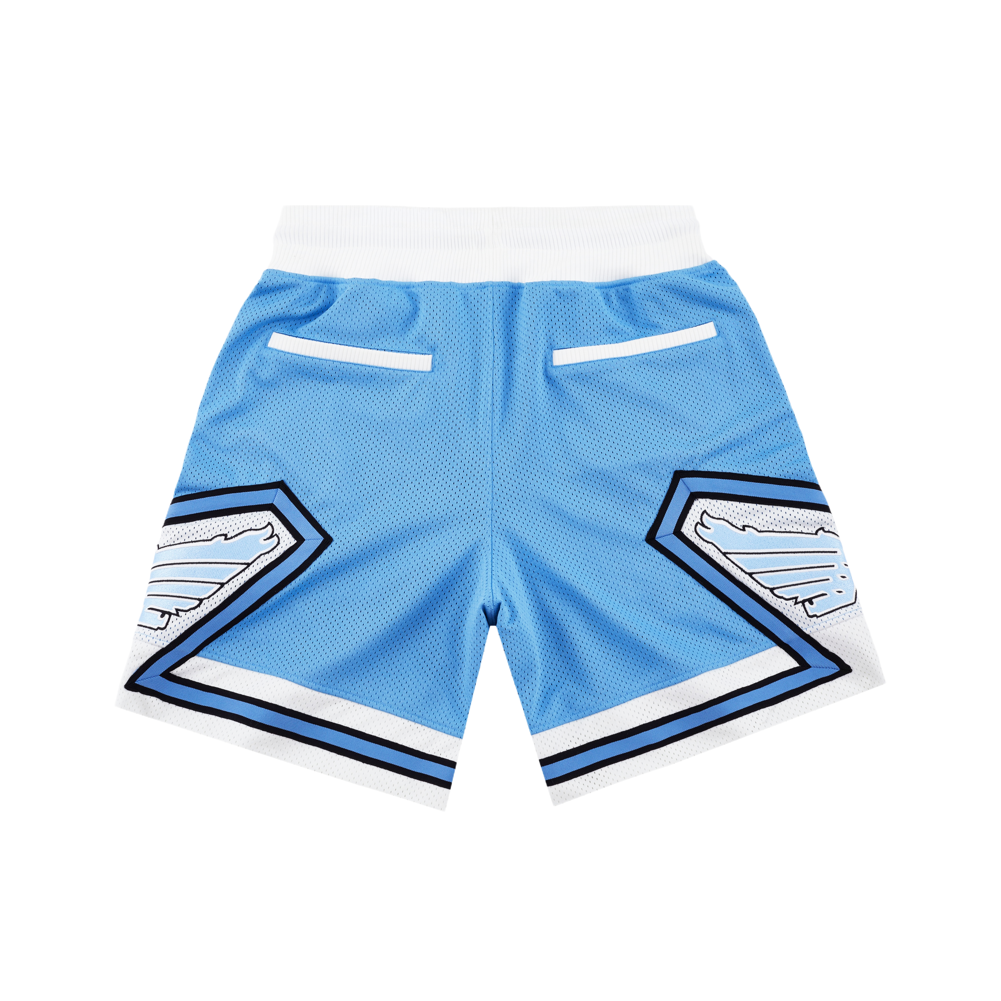 HELL BOXER 23 NORTH CAROLINA LEGEND MESH SHORTS BLUE