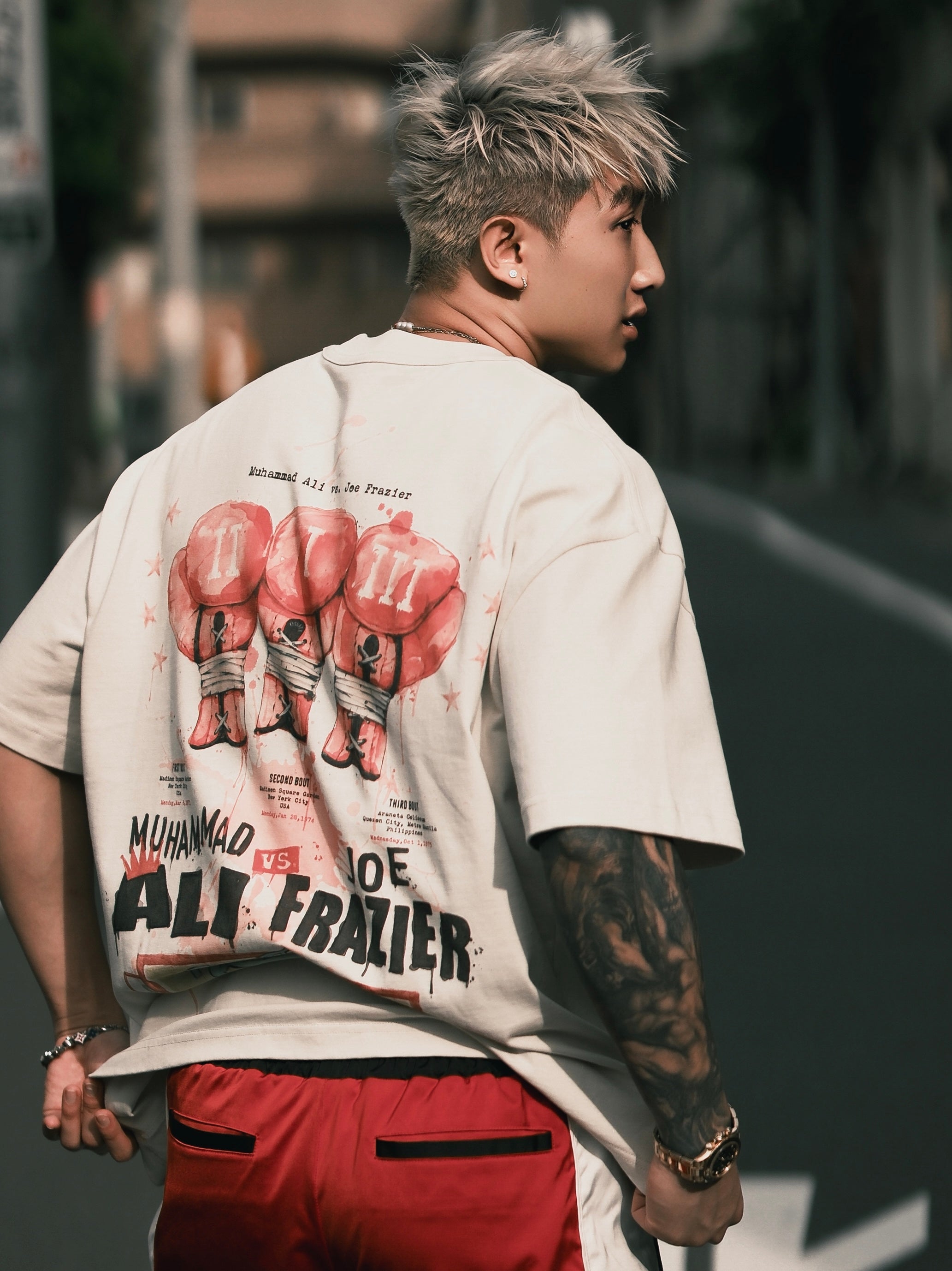 HELL BOXER BATTLE OF THE CENTURY GRAPHIC TEES