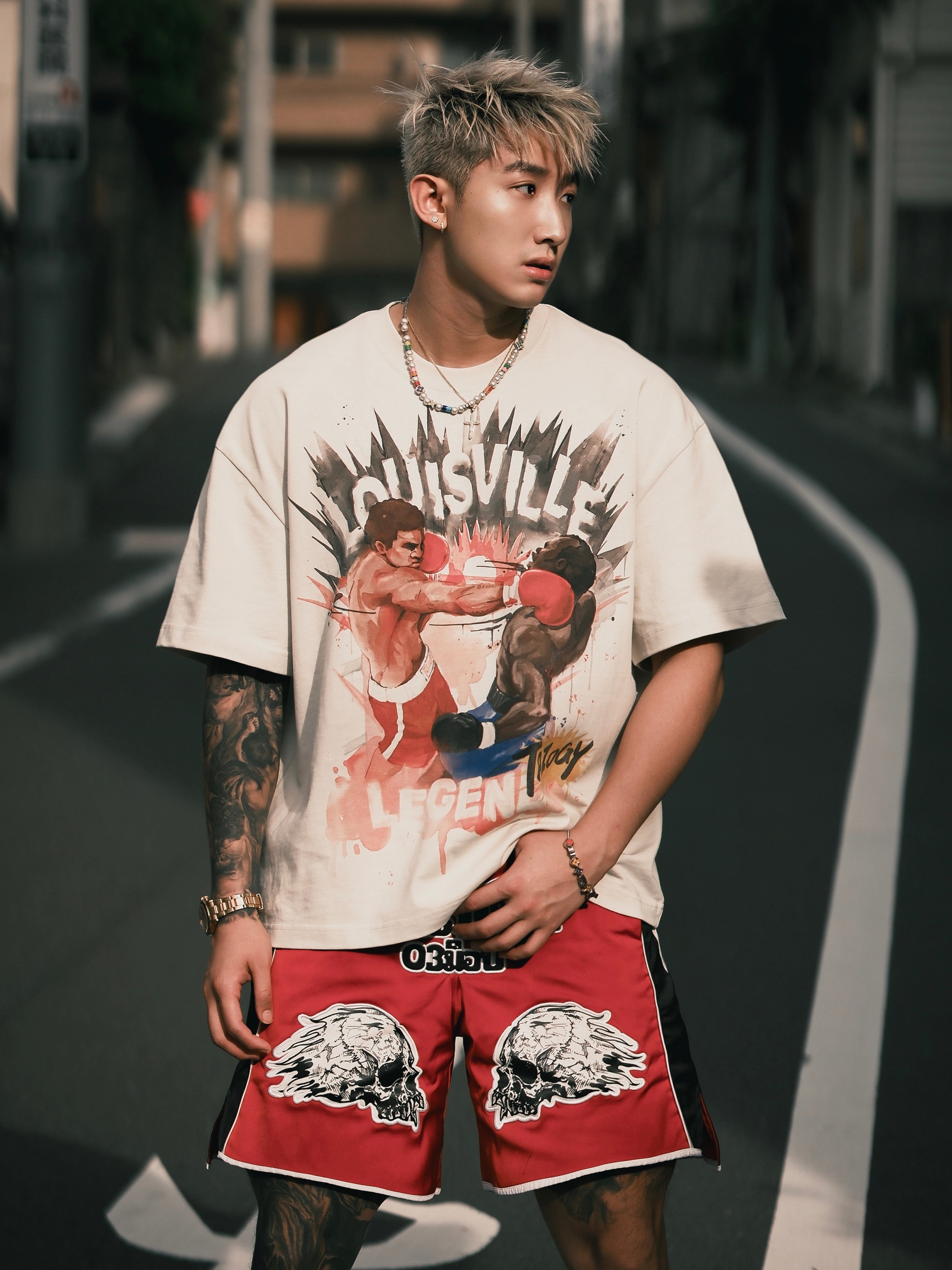 HELL BOXER BATTLE OF THE CENTURY GRAPHIC TEES