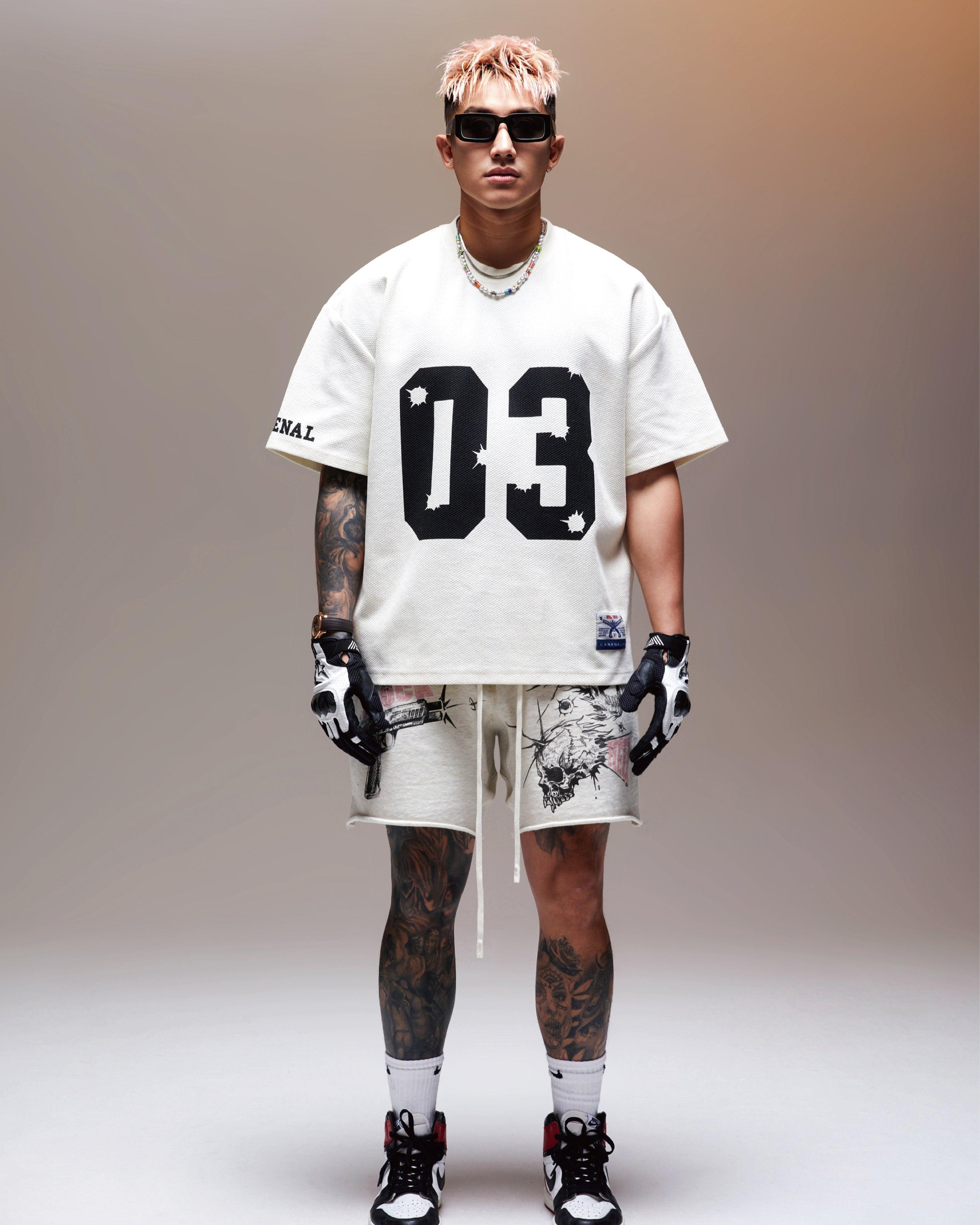 SINGLE MISSION 03 DEALER PRINTING TEE OFF WHITE - RESERFF   Single Mission 03 Dealer Printing Tee Off white 