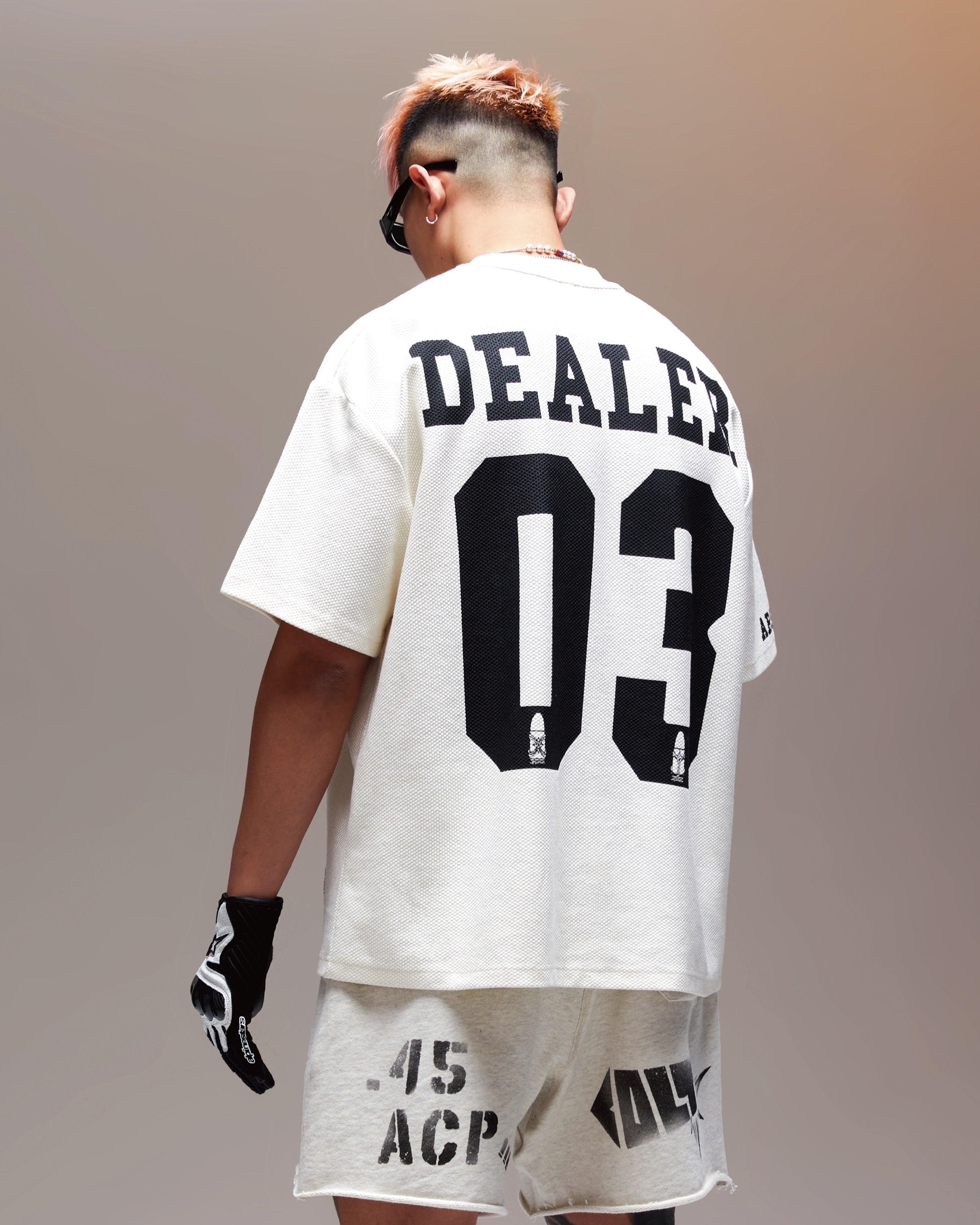 SINGLE MISSION 03 DEALER PRINTING TEE OFF WHITE - RESERFF   Single Mission 03 Dealer Printing Tee Off white 