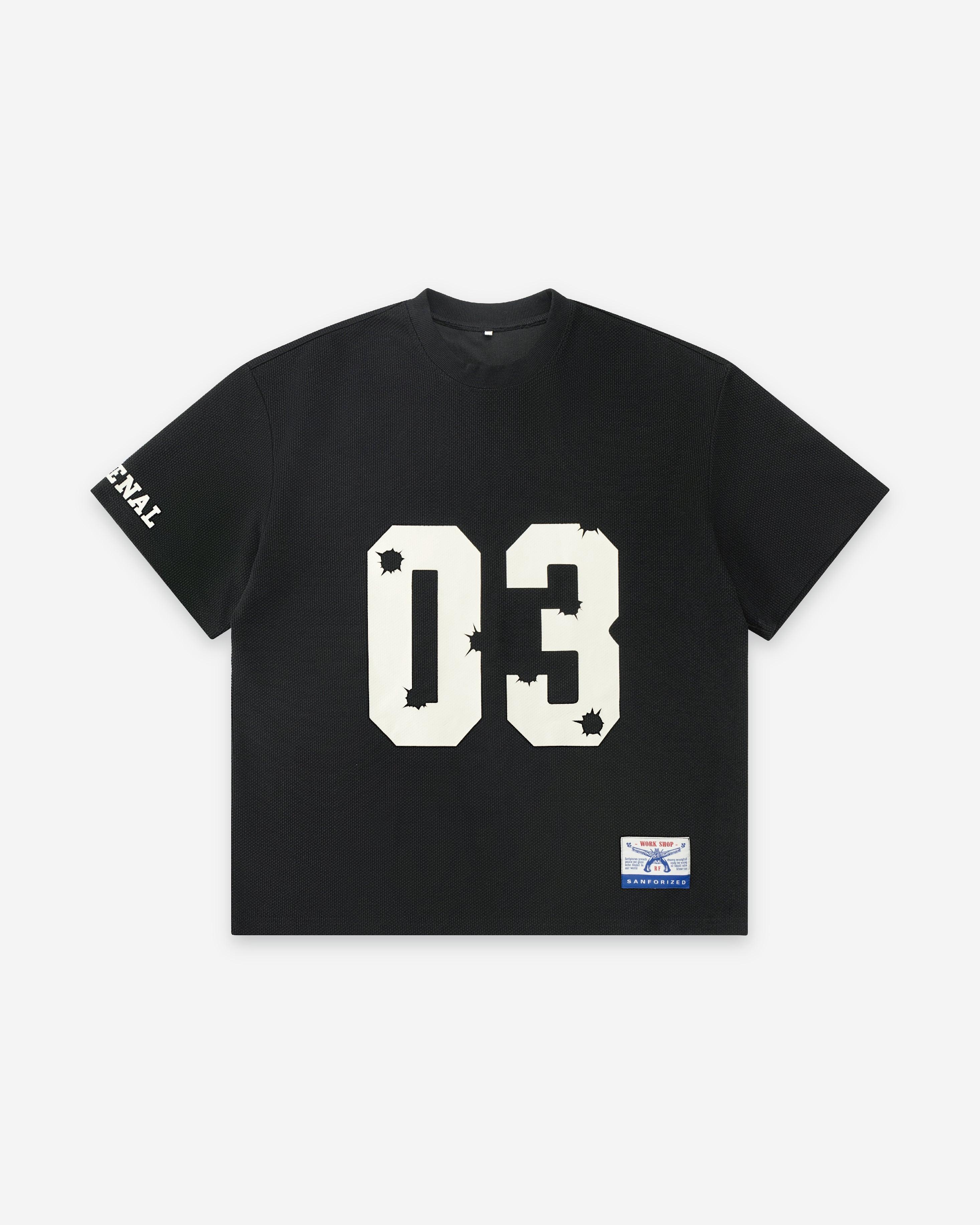 SINGLE MISSION 03 DEALER PRINTING TEE DEEP BLACK - RESERFF   Single Mission 03 Dealer Printing Tee Deep black 