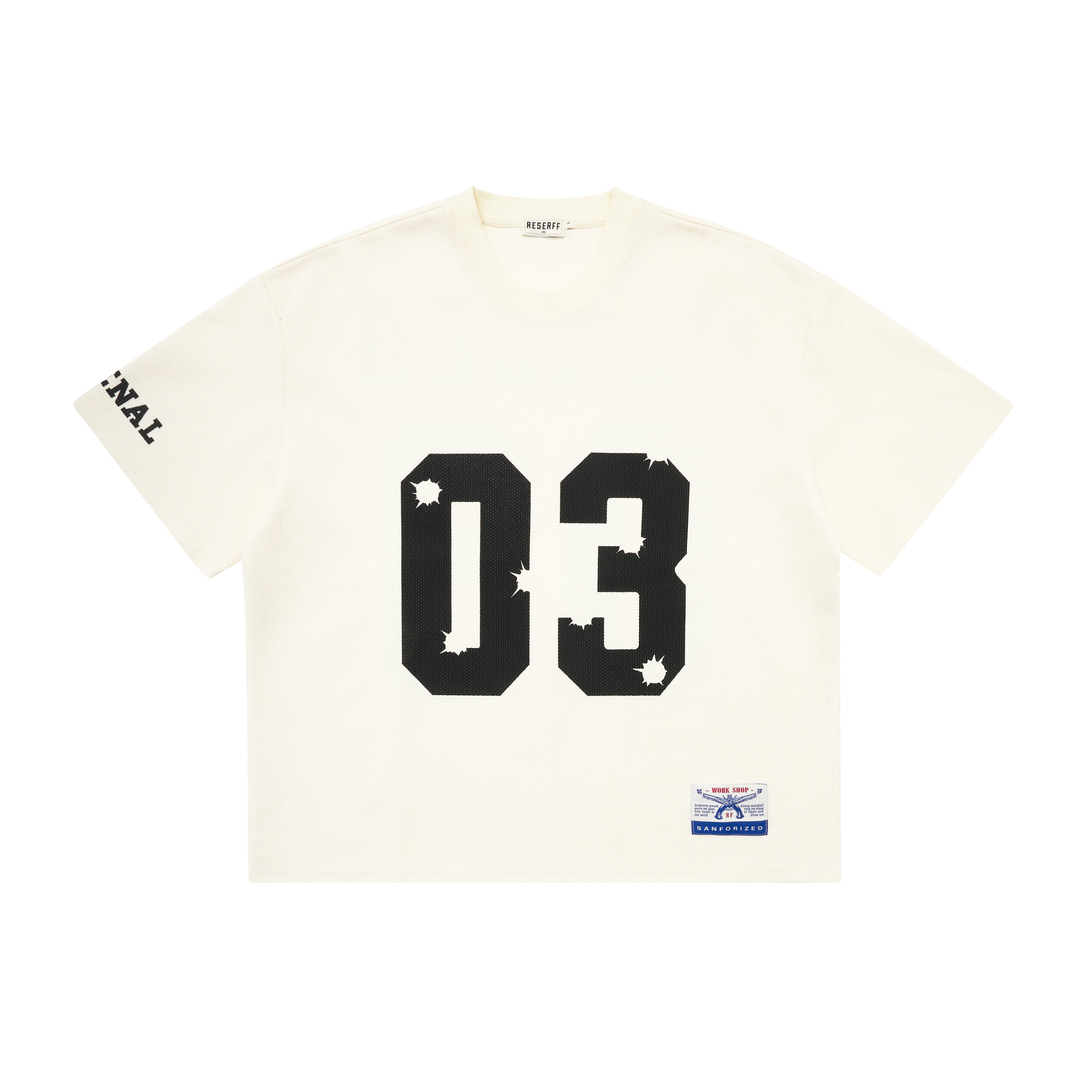 SINGLE MISSION 03 DEALER PRINTING TEE OFF WHITE