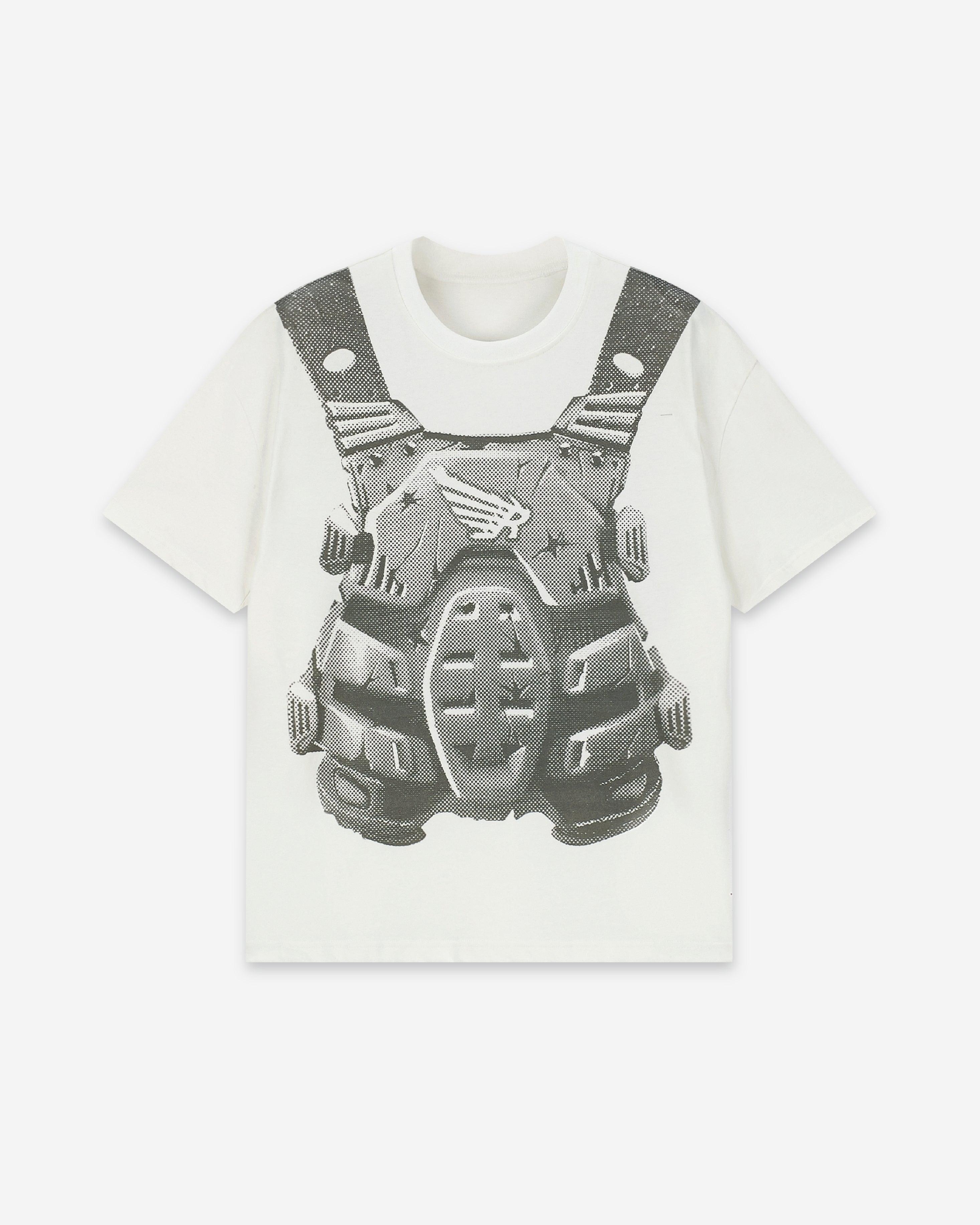 PIXEL BULLET HOLE MECHA PRINTING TEE GREEN - RESERFF   PIXEL BULLET HOLE MECHA PRINTING TEE GREEN 