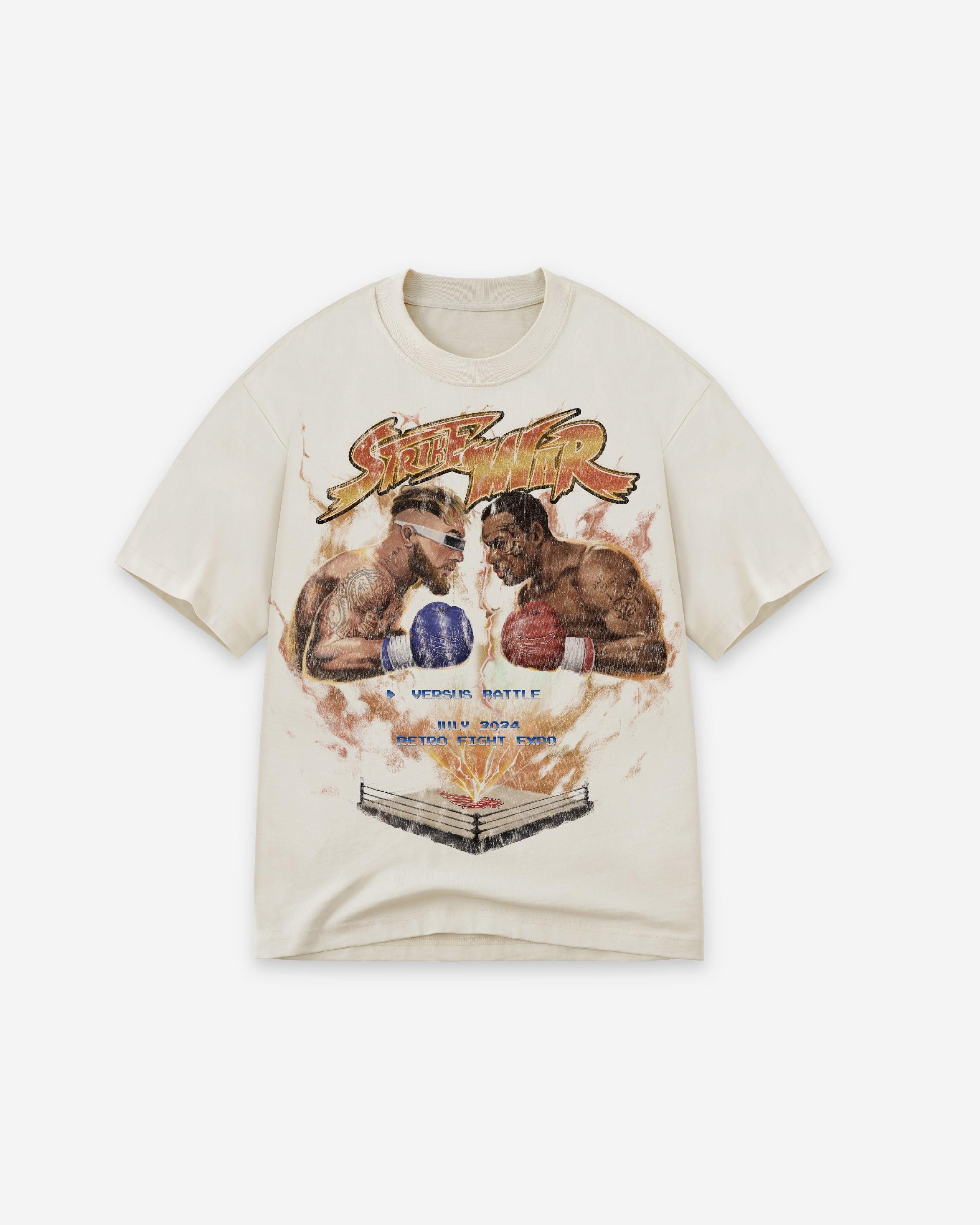 HELL BOXER BOXING HEGEMONY GRAPHIC TEES - RESERFF   Hell Boxer Boxing Hegemony Graphic Tees Smoke gray 