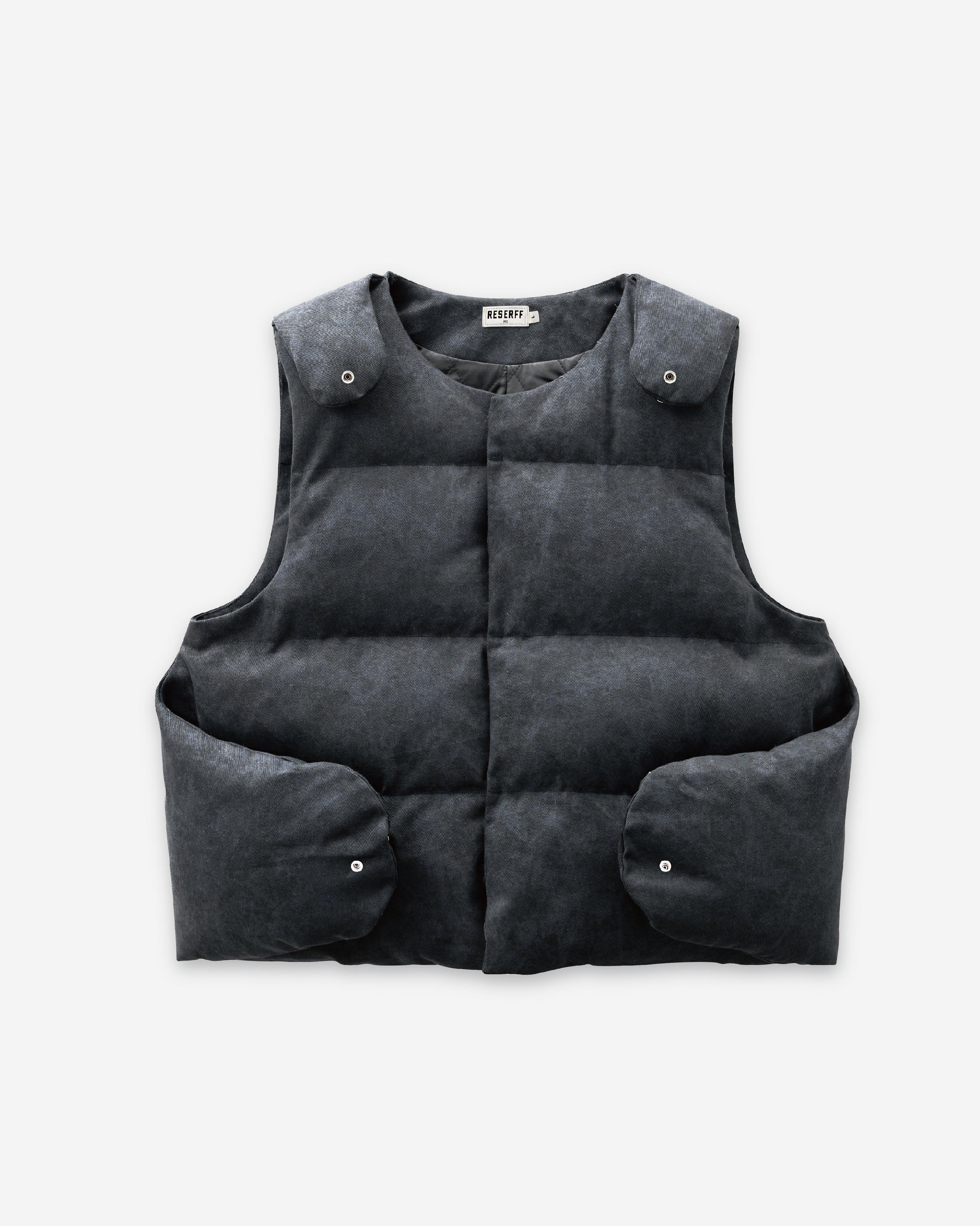 WINGS 3M THINSULATE COTTON-FILLED WING VEST RICE WHITE GRAY - RESERFF   Wings 3m Thinsulate Cotton-Filled Wing Vest Rice white gray 