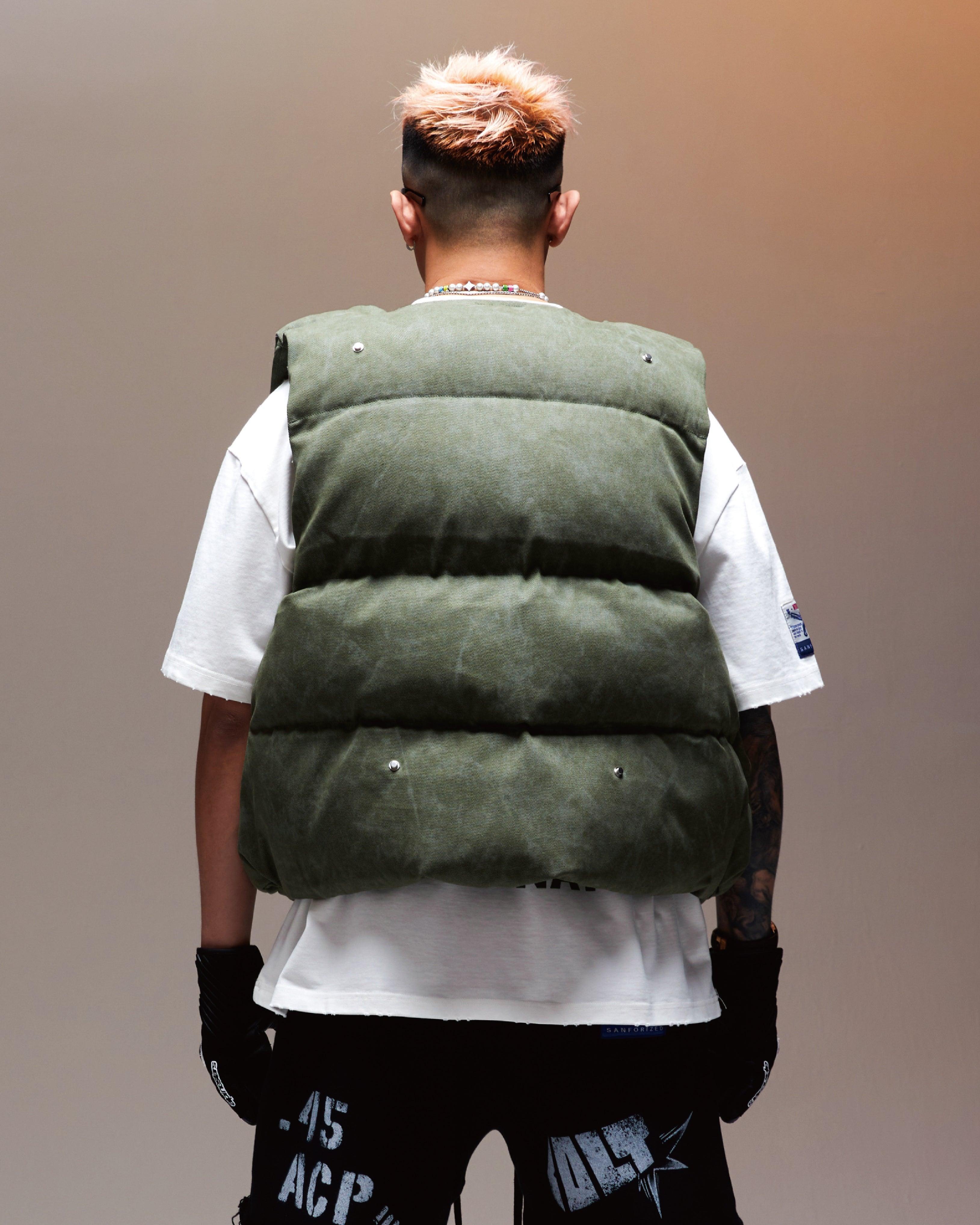 WINGS 3M THINSULATE COTTON-FILLED WING VEST RETRO GREEN - RESERFF   Wings 3m Thinsulate Cotton-Filled Wing Vest Retro Green 