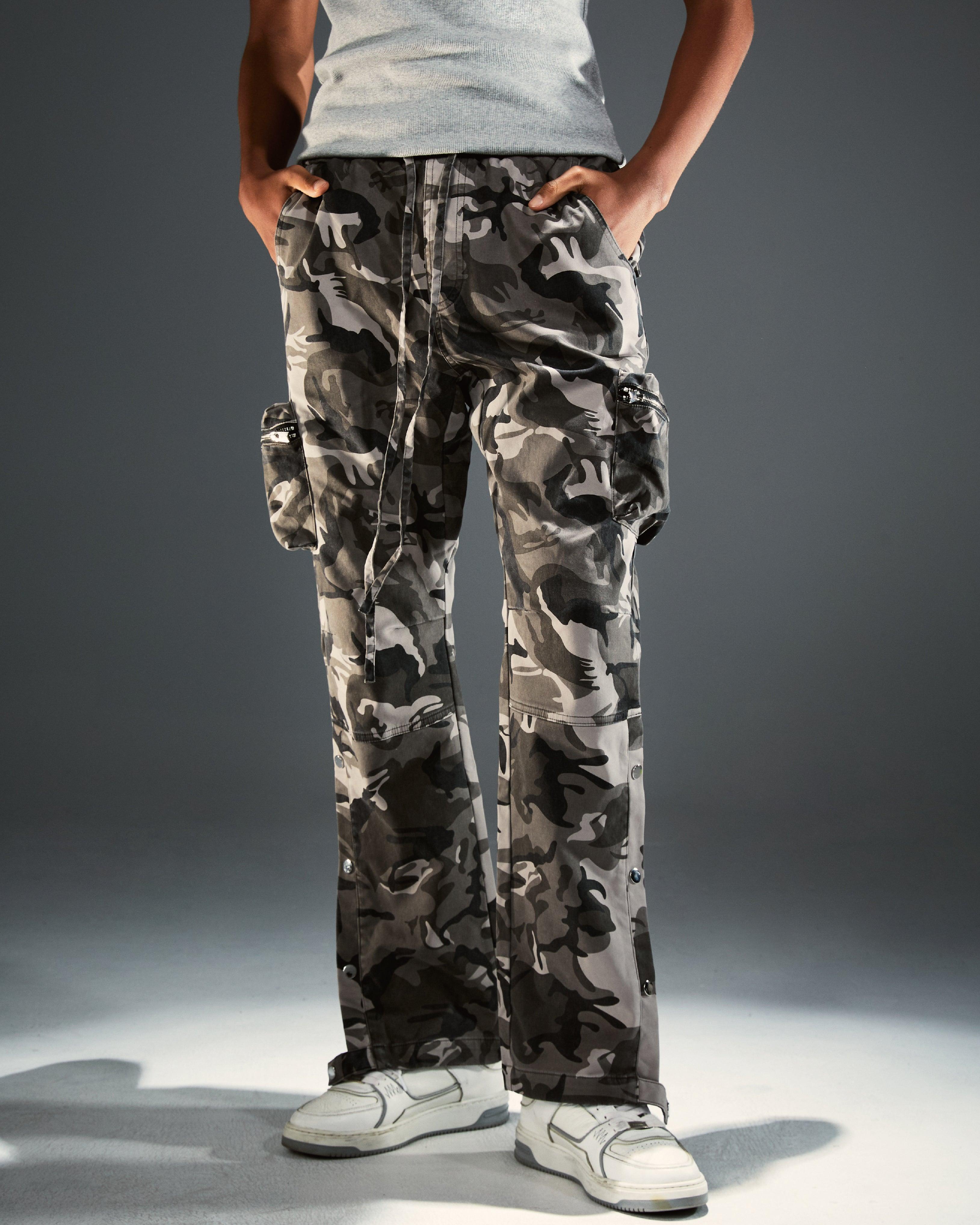 VINTAGE CAMOUFLAGE TROUSERS DESERT GRAY - RESERFF   Vintage Camouflage Trousers Desert Gray 