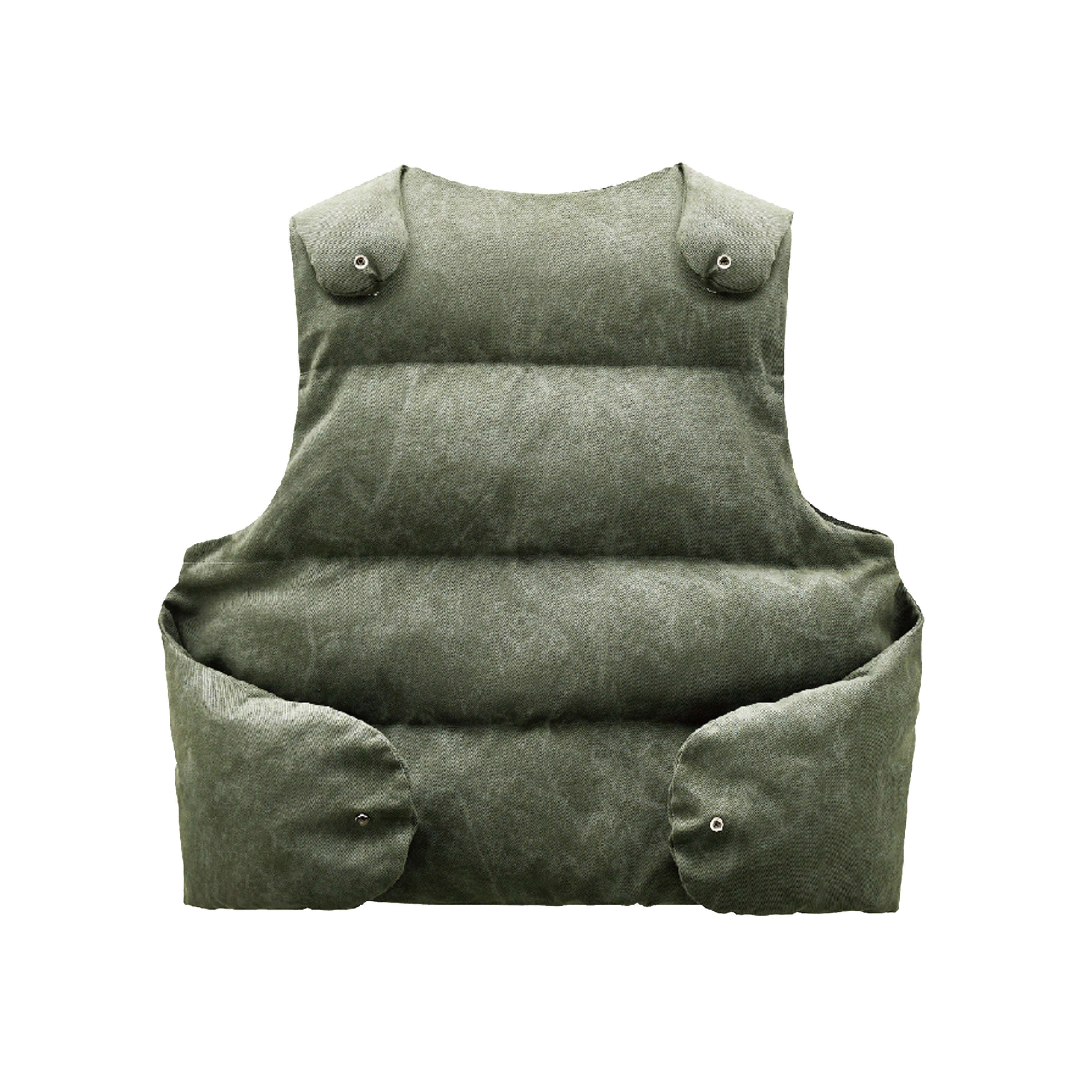 WINGS 3M THINSULATE COTTON-FILLED WING VEST RETRO GREEN