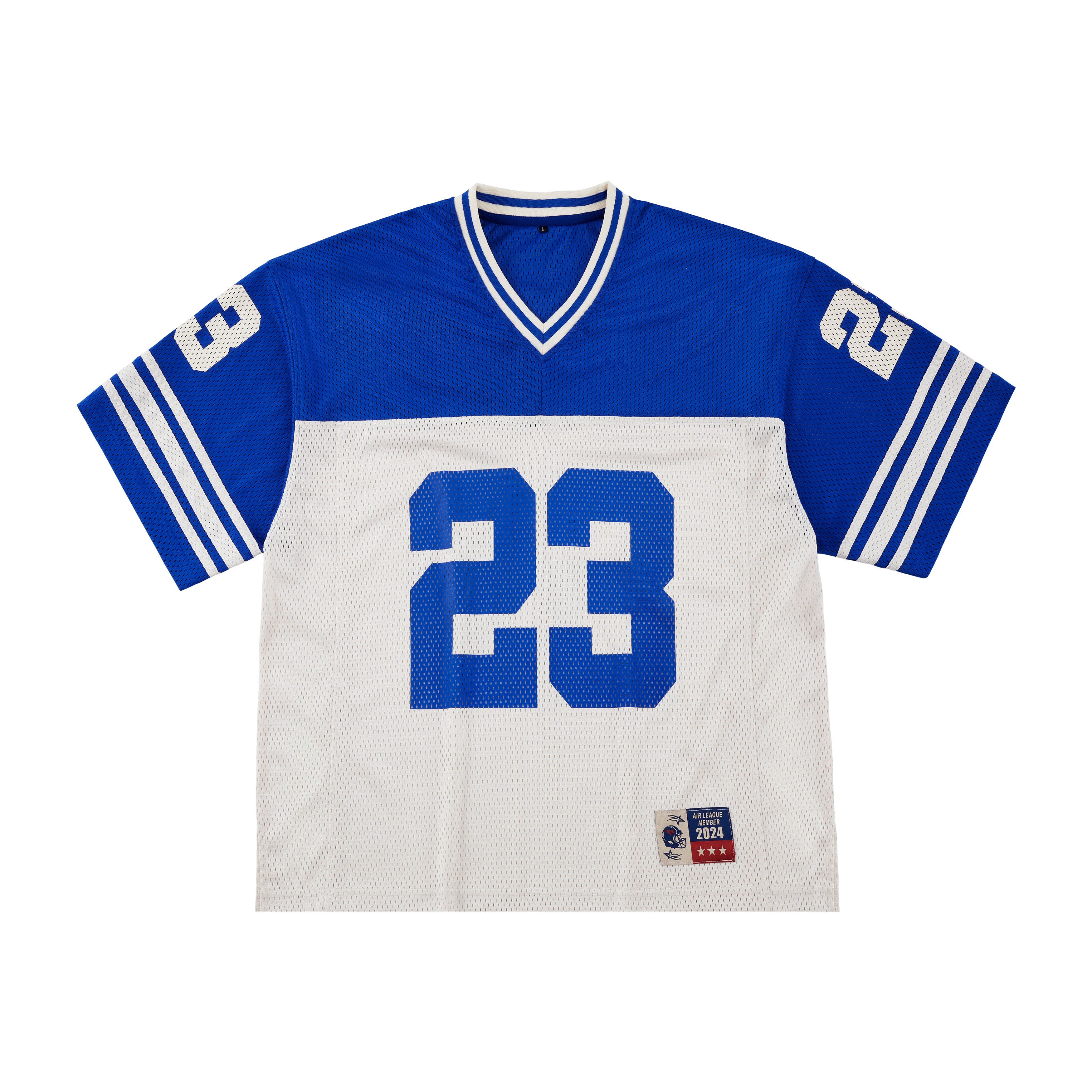 HELL BOXERTHE LEGEND RETURNS MESH TEE BLUE