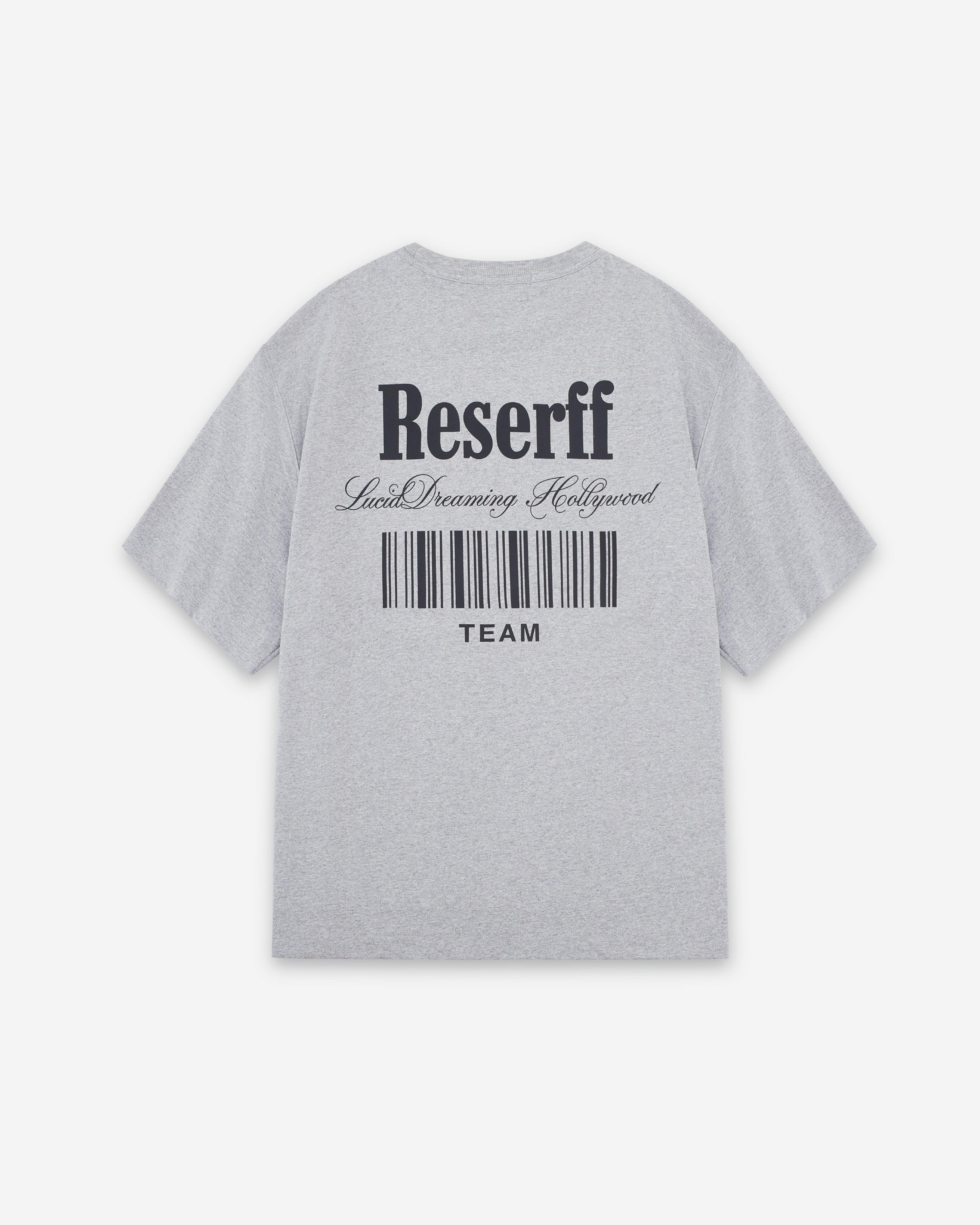 CODE BARCODE PRINTING TEE PURE BLACK AND WHITE CHARACTERS - RESERFF   Code Barcode Printing Tee Pure Black And White Characters 