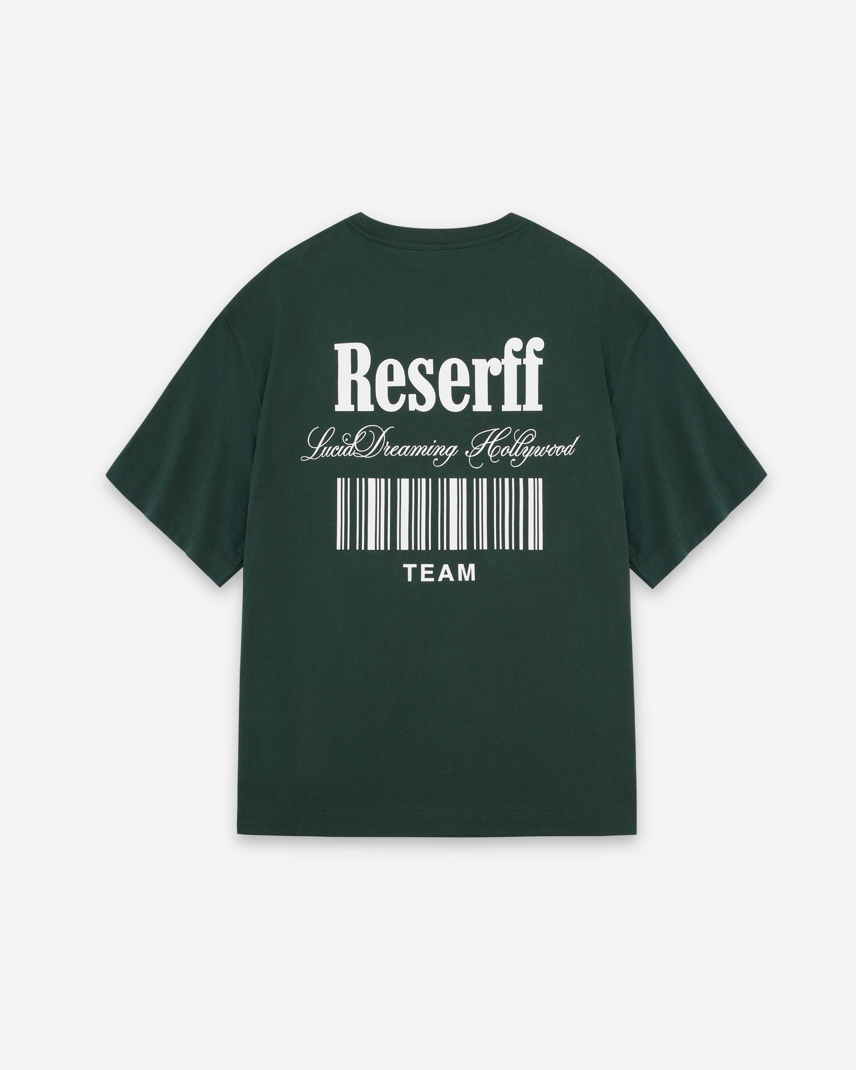 CODE BARCODE PRINTING TEE OFF WHITE RED LETTERS - RESERFF   Code Barcode Printing Tee Off White Red Letters 