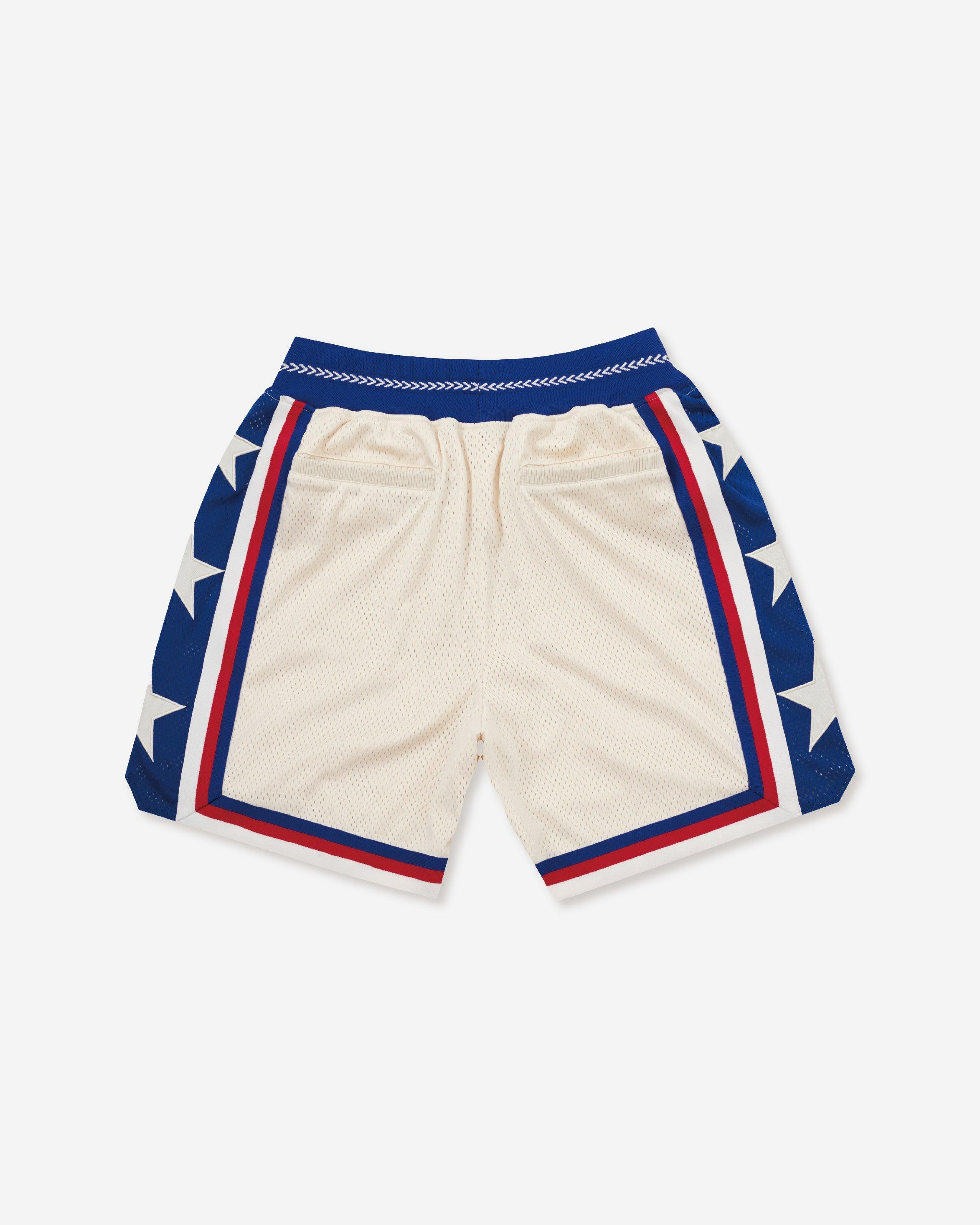 OLYMPICS NBA 92ERA VINTAGE MESH SHORTS OFF WHITE - RESERFF   Olympics Nba 92era Vintage Mesh Shorts Off white 