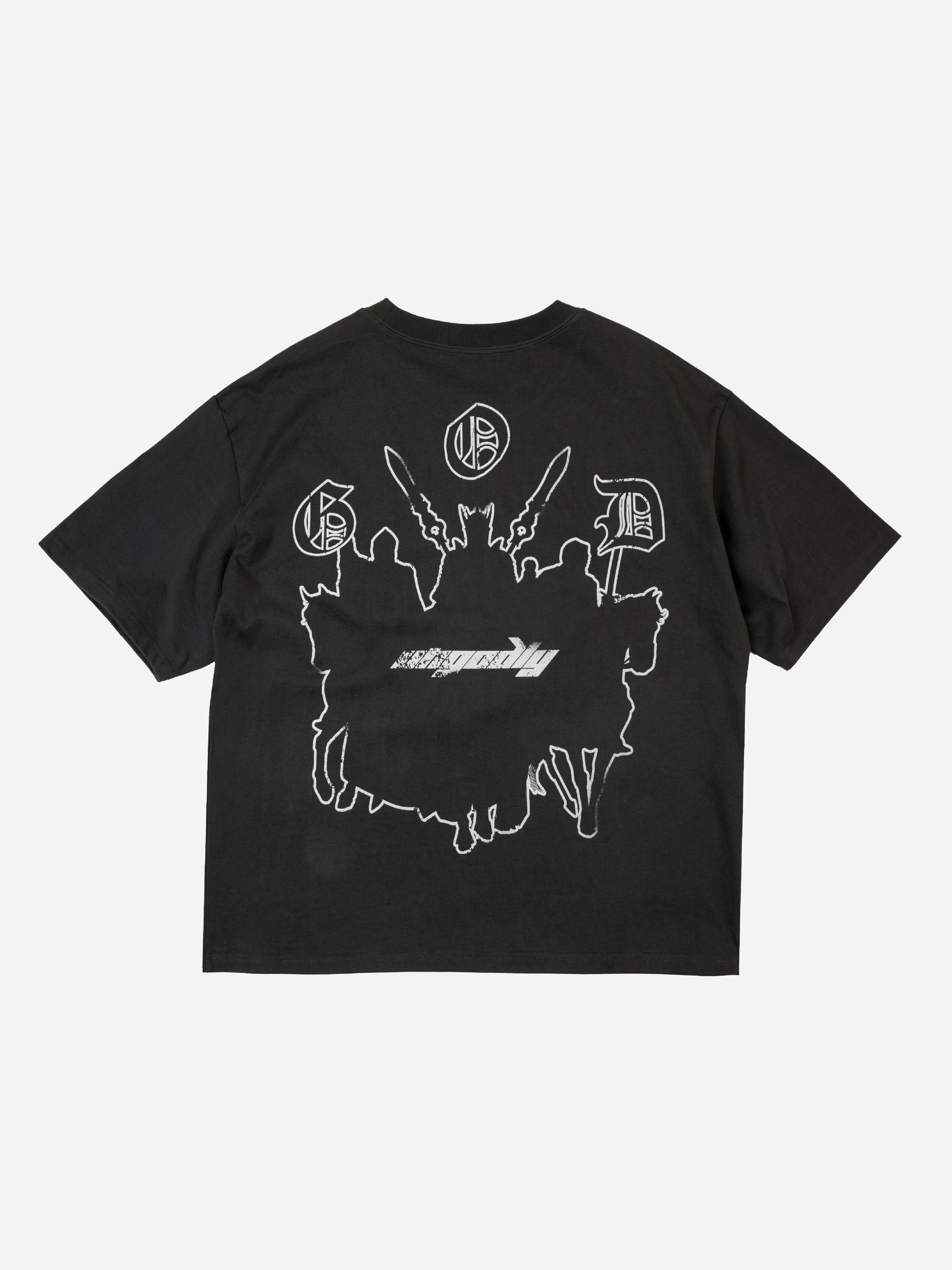 SHADOW KNIGHT 3D PEARL HAND-PAINTED ILLUSTRATION TEES