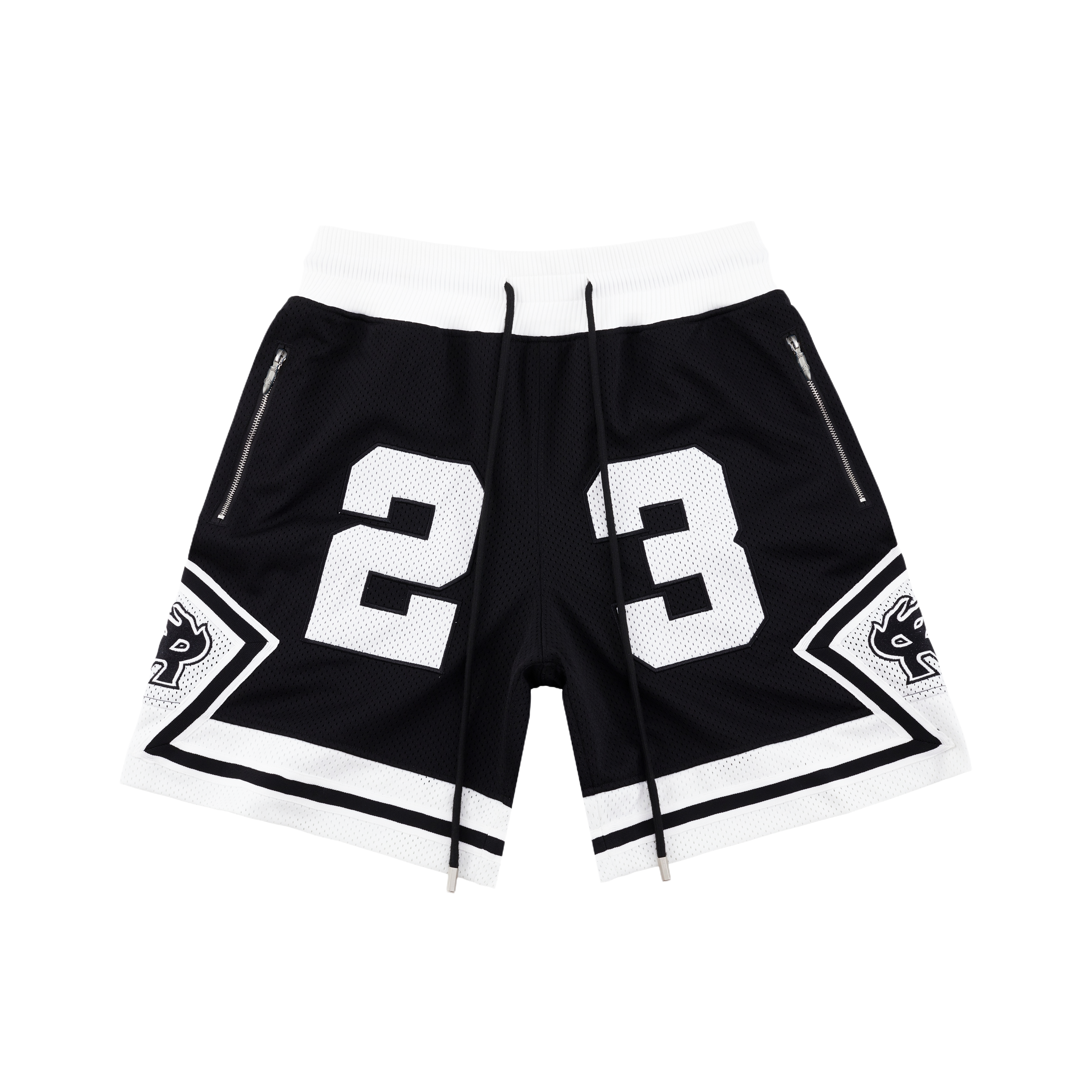 HELL BOXER 23  NORTH CAROLINA LEGEND MESH SHORTS BLACK