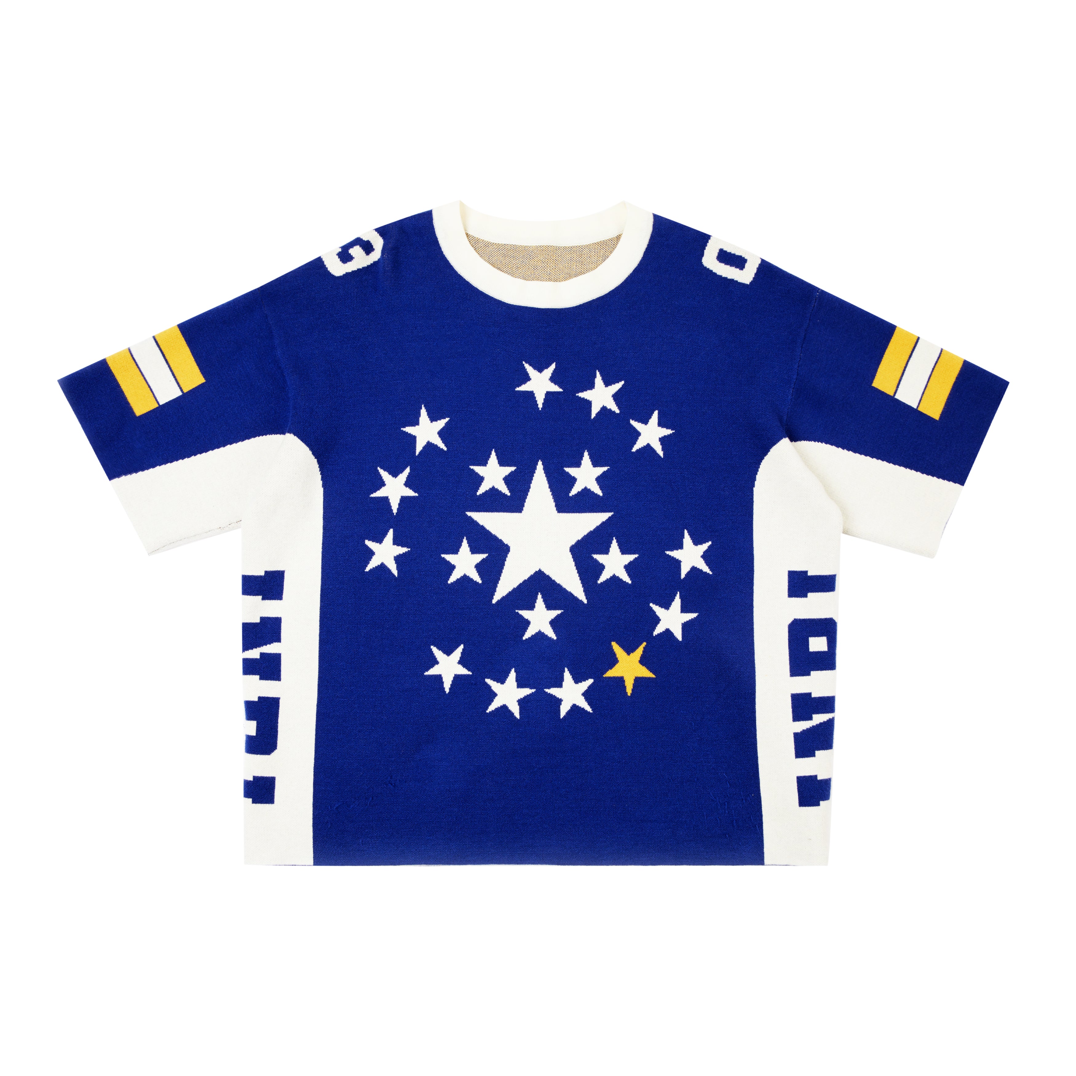 ROMAN STAR JACQUARD KNITTED JERSEY TEES