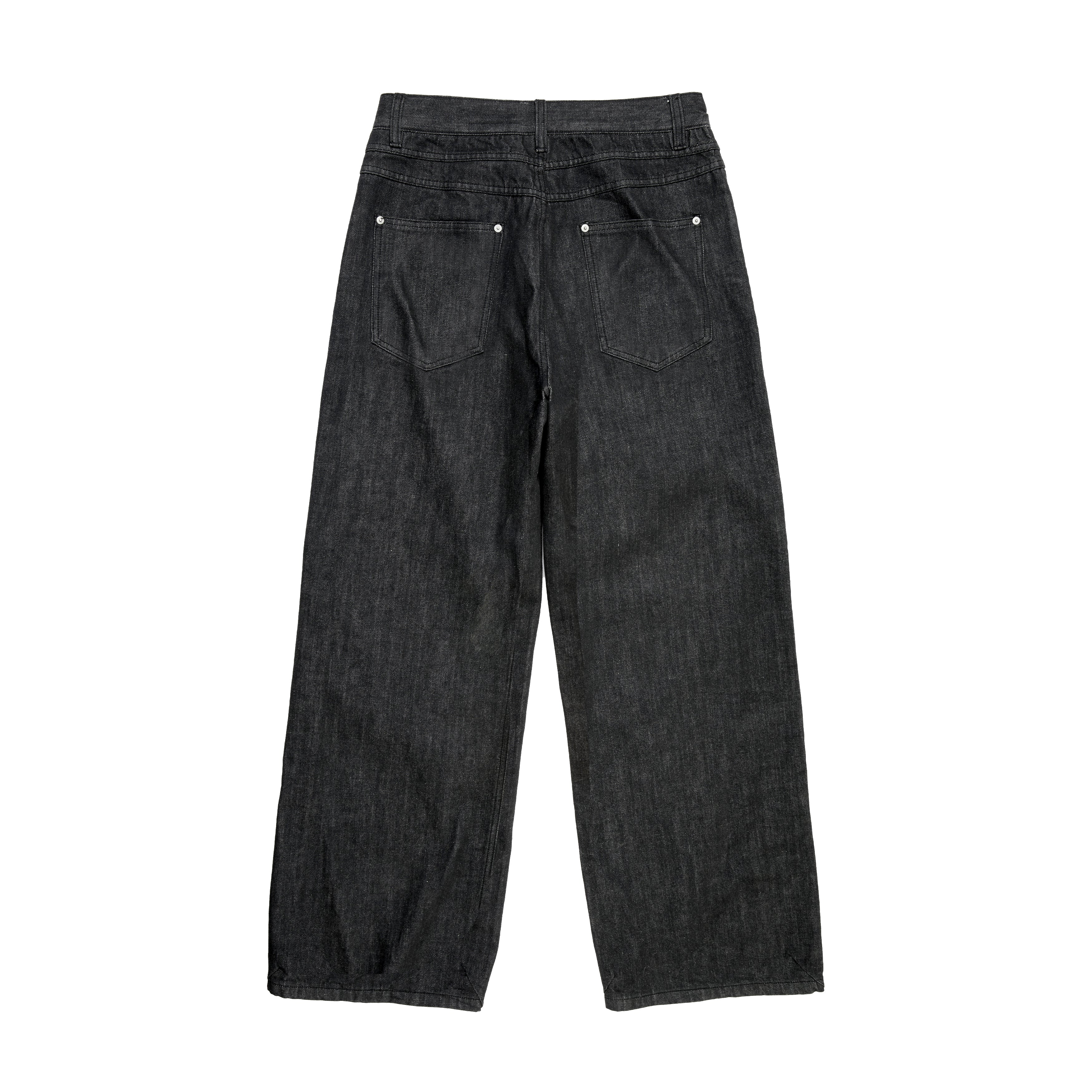 NIGHT FOG RED EARED CATTLE SCIMITAR WIDE LEGS JEANS