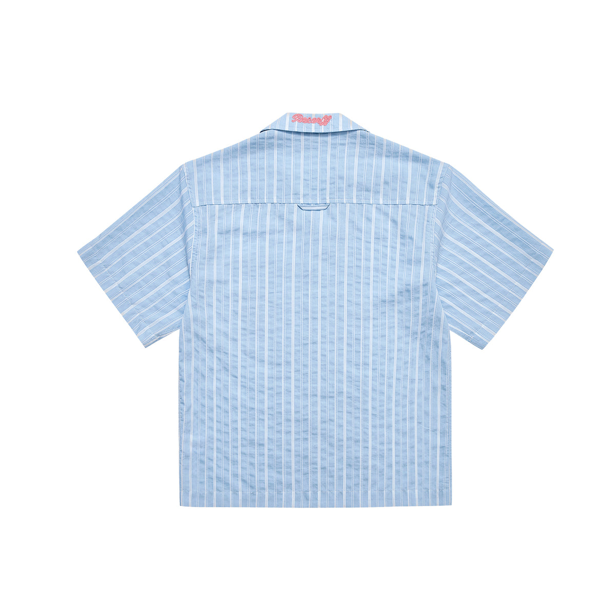 RESERFF Island Jepun Resort Floral Striped Shirt, Tropical Island‑Style Button‑Down Blouse For Women