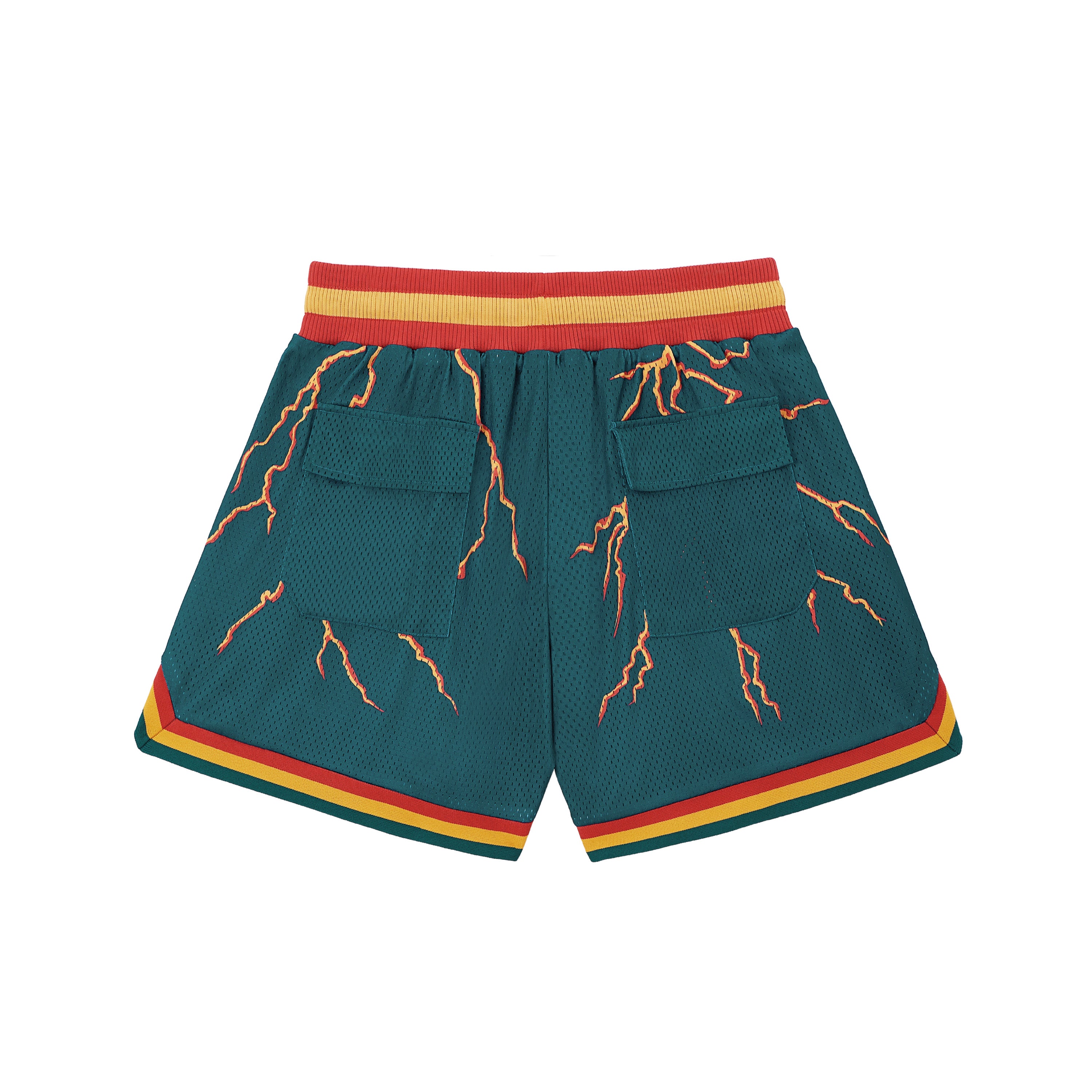 R LIGHTNING MESH SHORTS