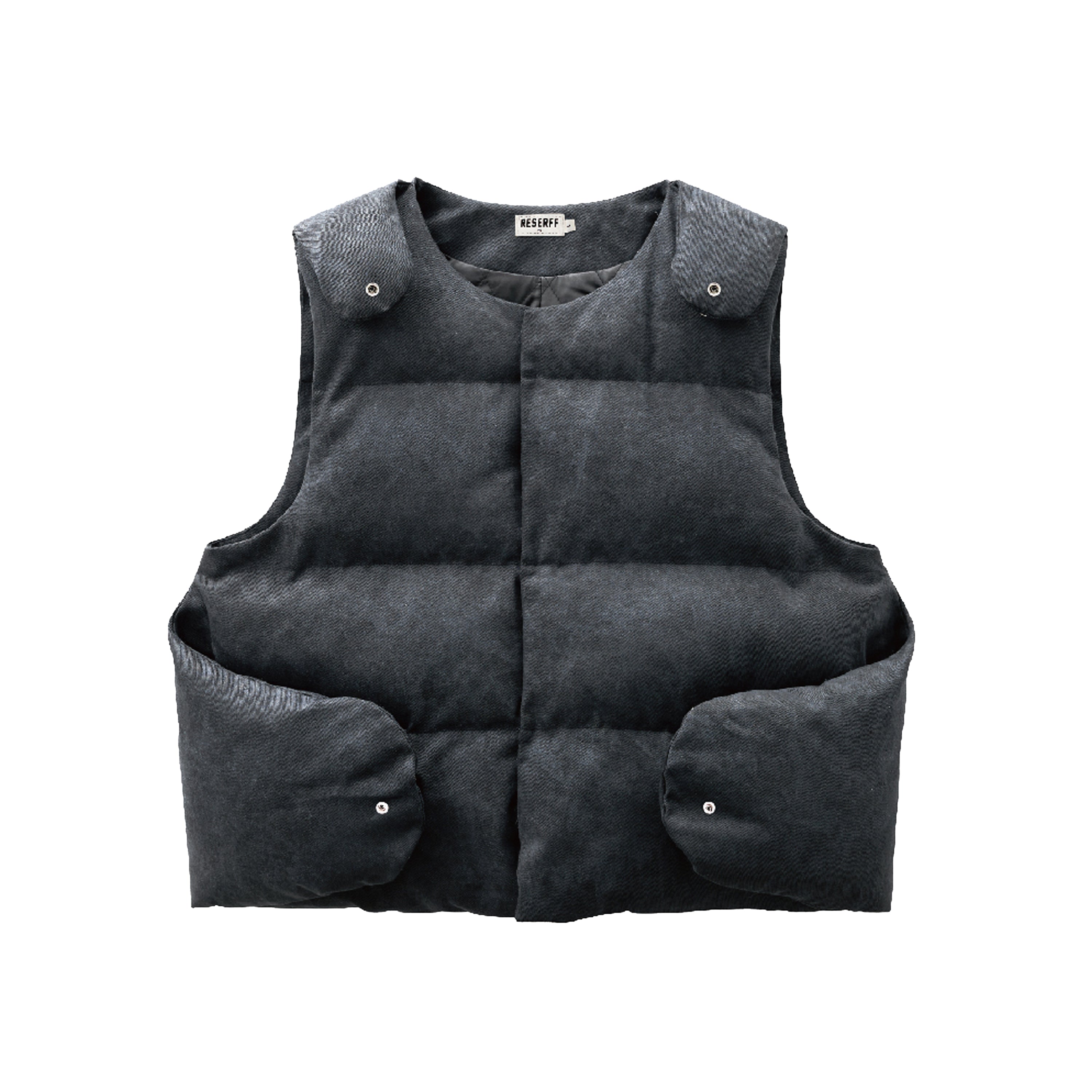 WINGS 3M THINSULATE COTTON-FILLED WING VEST NAVY BLUE BLACK