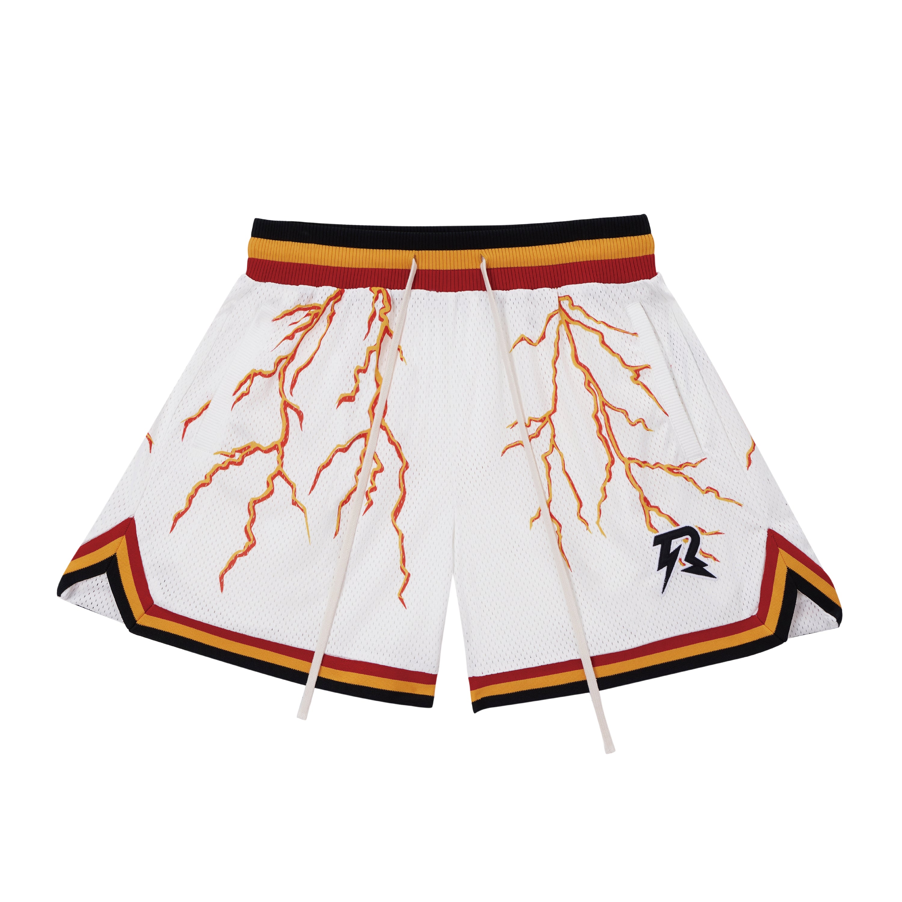R LIGHTNING MESH SHORTS