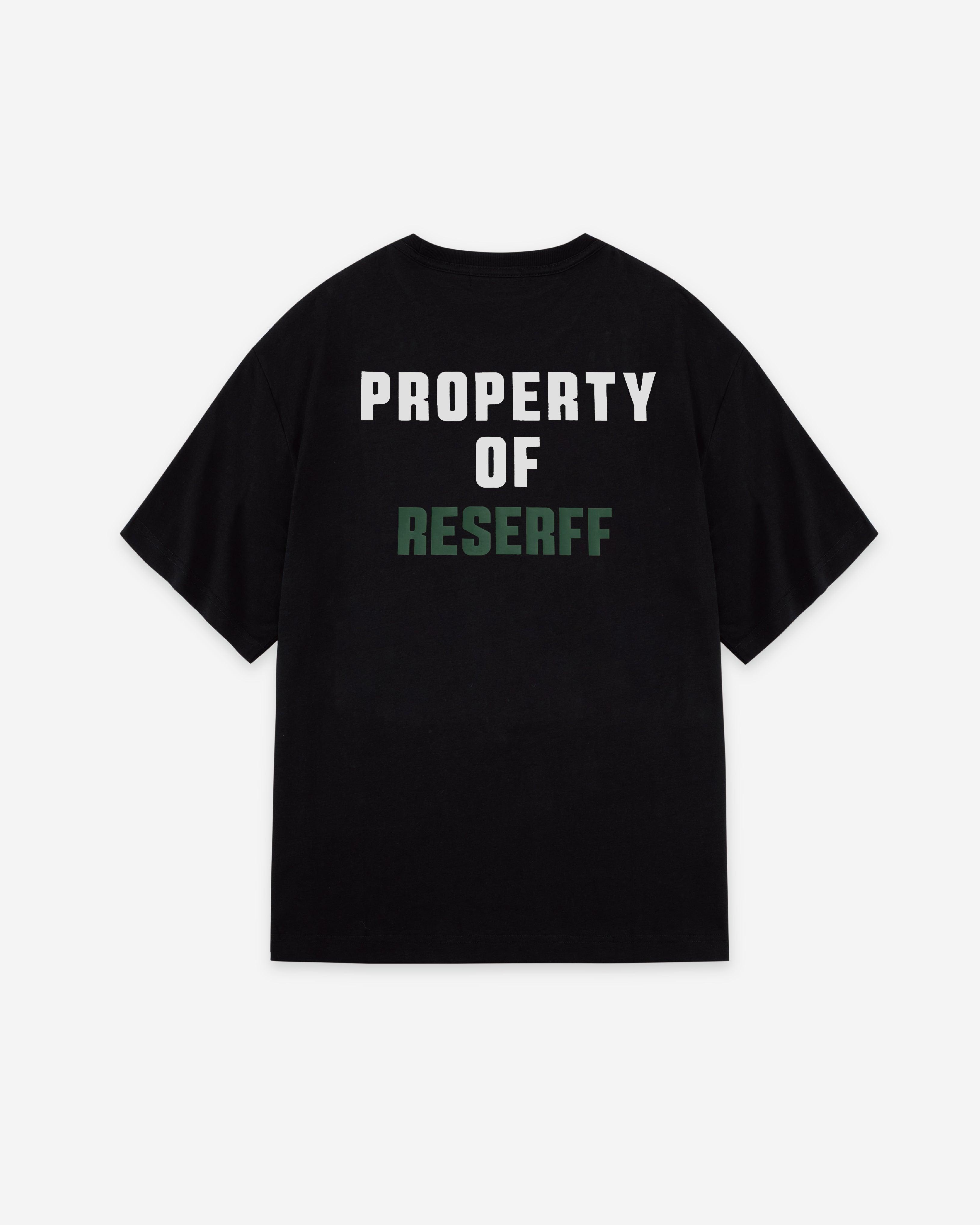 PROPERTY OF RESRFF PRINTING TEE WHITE AND GREEN - RESERFF   PROPERTY OF RESRFF PRINTING TEE WHITE AND GREEN 