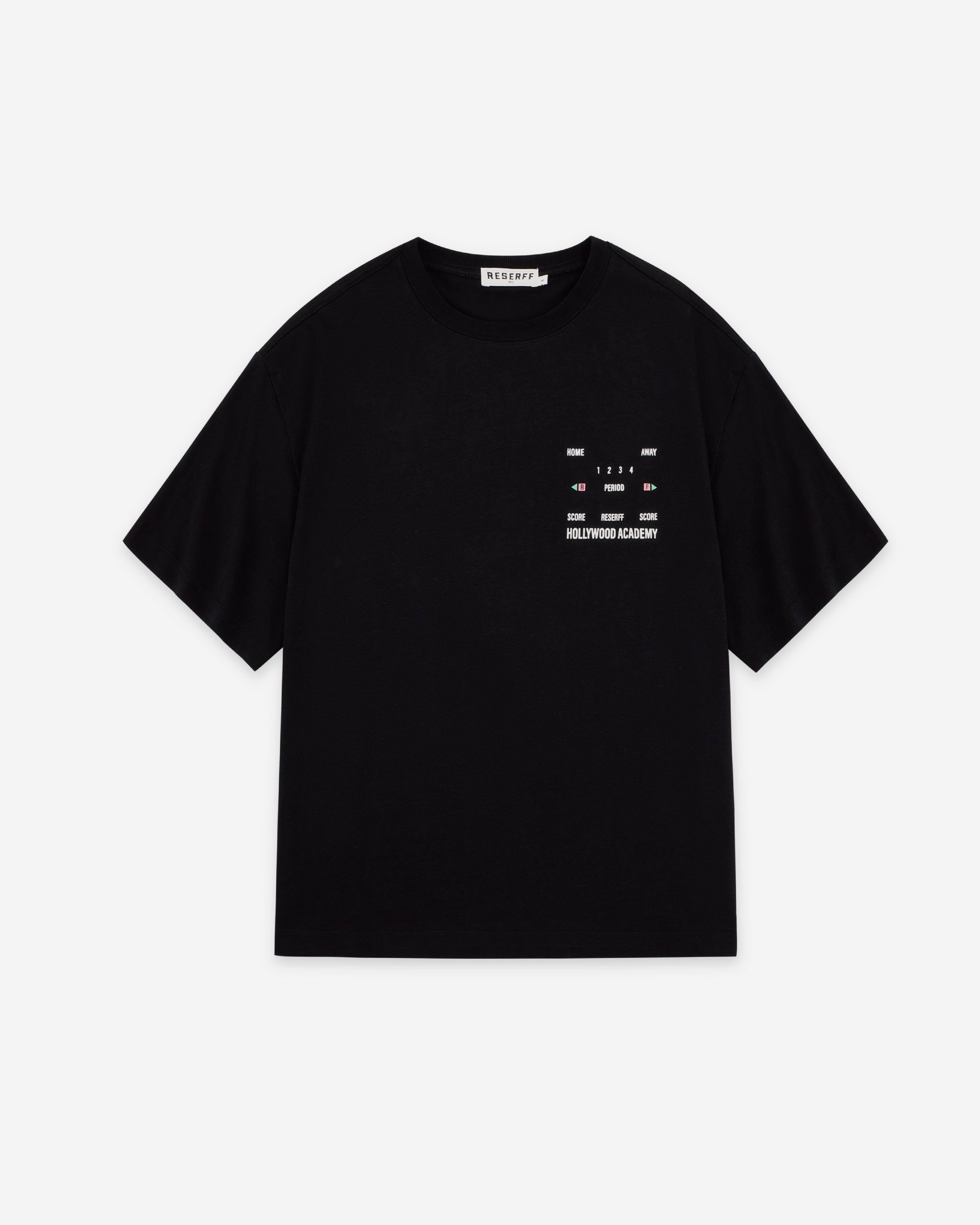 SCORE PRINTING TEE PURE BLACK - RESERFF   Score Printing Tee Pure Black 